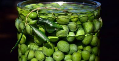 Aceitunas verdes negras
